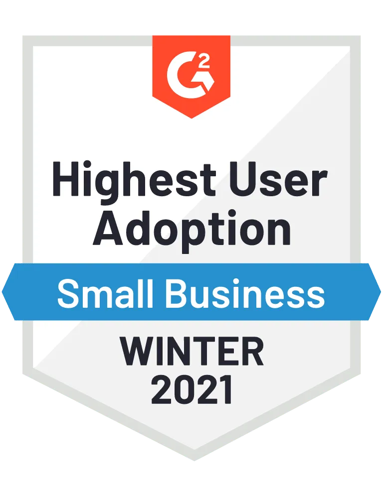 Highest User Adoption Small Business Winter 2021